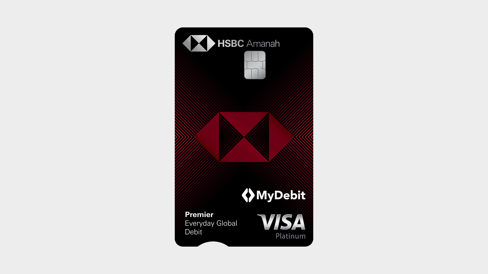 Premier Everyday Global Visa Debit Card face