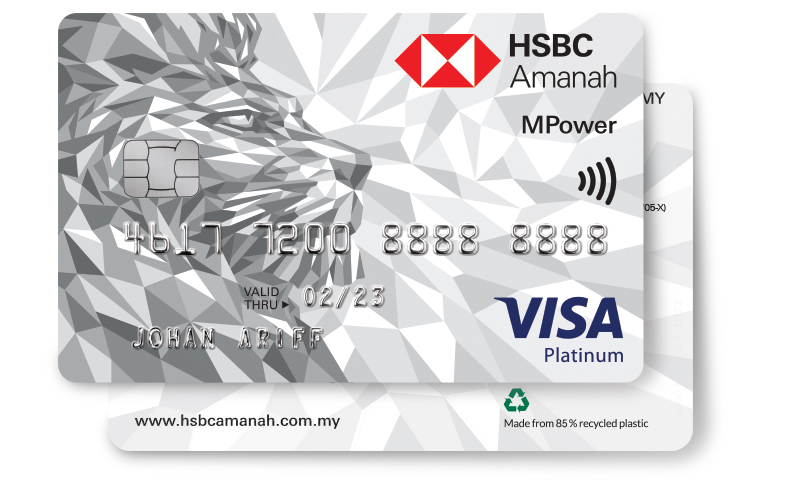 Hsbc amanah mpower platinum credit card-i